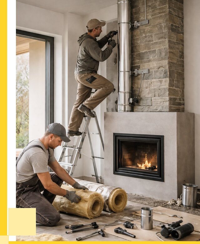 Монтаж дымоходов для каминов в Черногорске от 15311 р. ЭриданЧрн