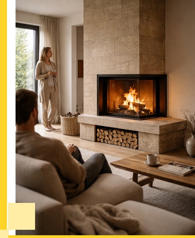 Угловые камины из кирпича установка в Черногорске от 153105 р. ЭриданЧрн