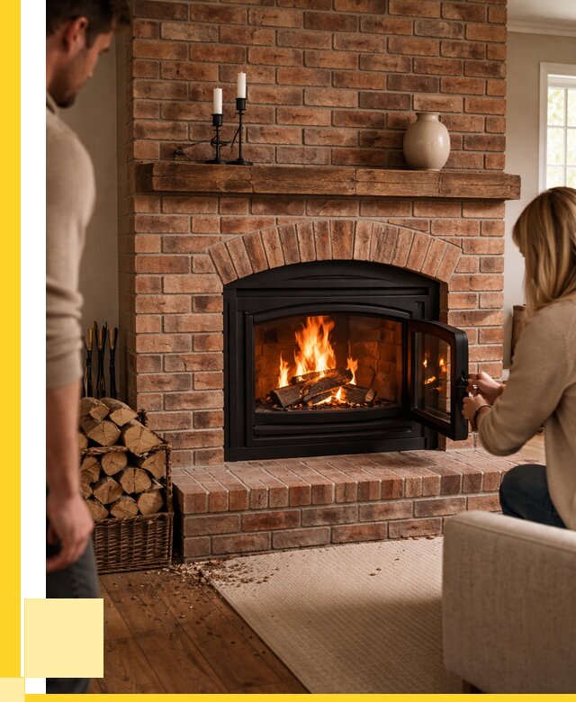 Кирпичные камины под ключ в Черногорске от 153105 р. | ЭриданЧрн