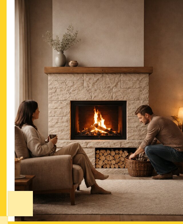 Камины для дома в Черногорске под ключ от 153105 р. | ЭриданЧрн