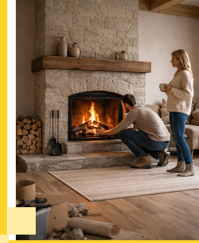 Камины для загородного дома в Черногорске от 357245 р., ЭриданЧрн