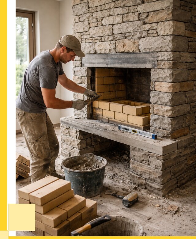 Кладка каминов и камина в Черногорске от 25518 р. ЭриданЧрн