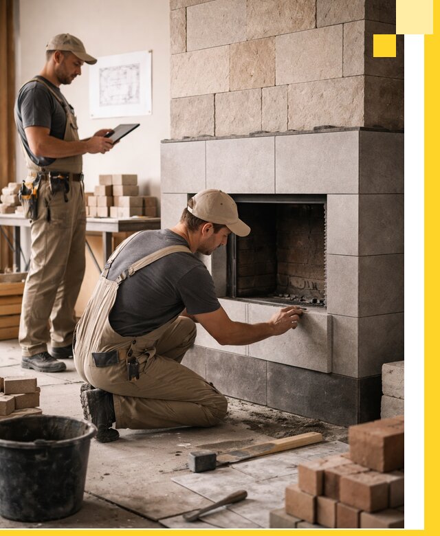 Индивидуальные проекты каминов и каминных систем в Черногорске