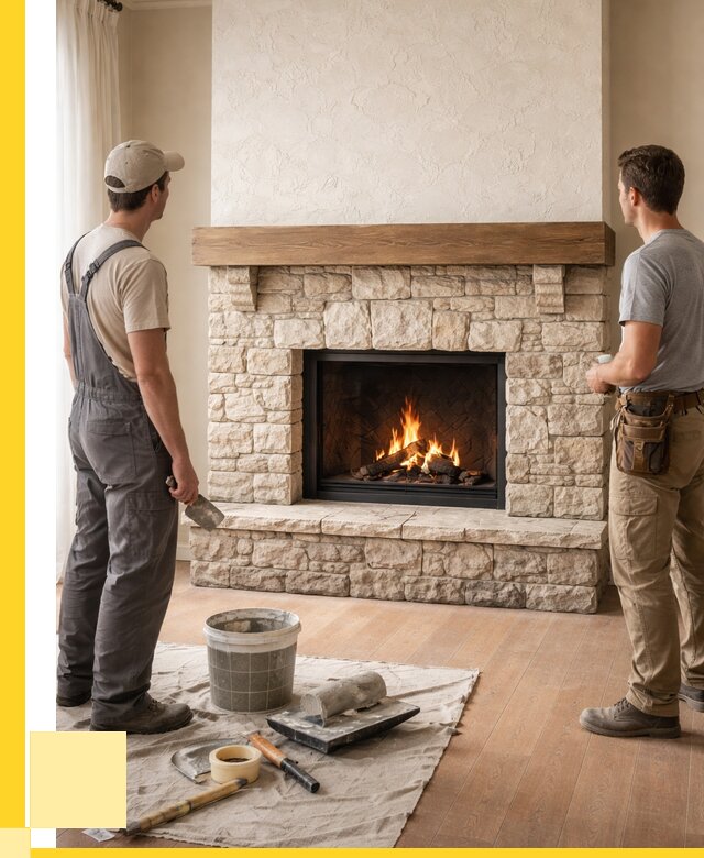 Отделка каминов в Черногорске от 6635 р. под ключ | ЭриданЧрн