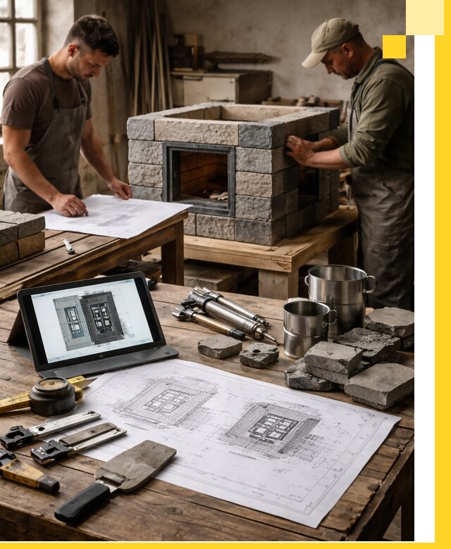 Разработка проектов печей с согласованием и монтажом в Черногорске