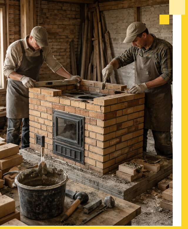 Изготовление и установка варочных печей под ключ в Черногорске