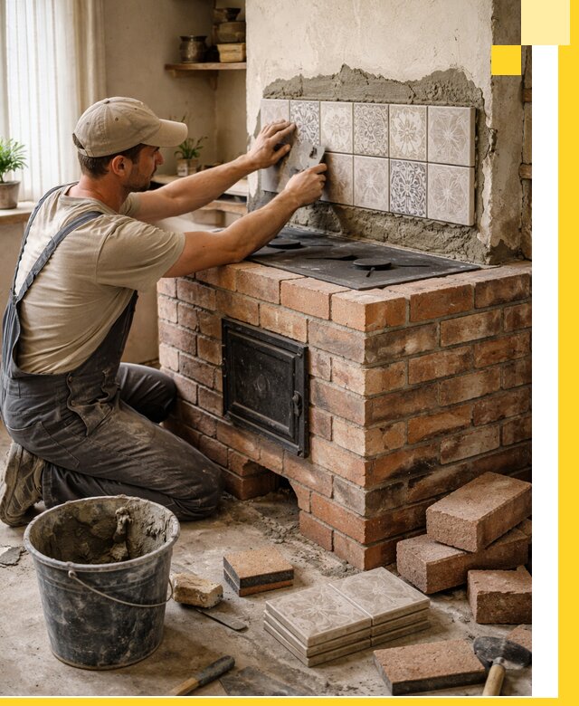 Печи с плитой на заказ монтаж гарантия и сервис в Черногорске