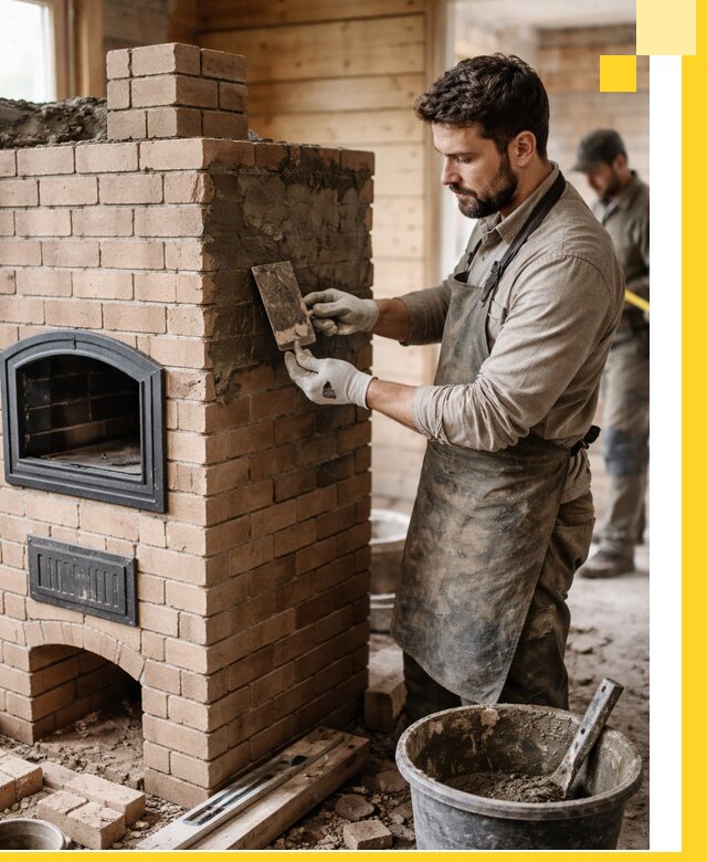 Изготовление и установка печей-шведок под ключ в Черногорске