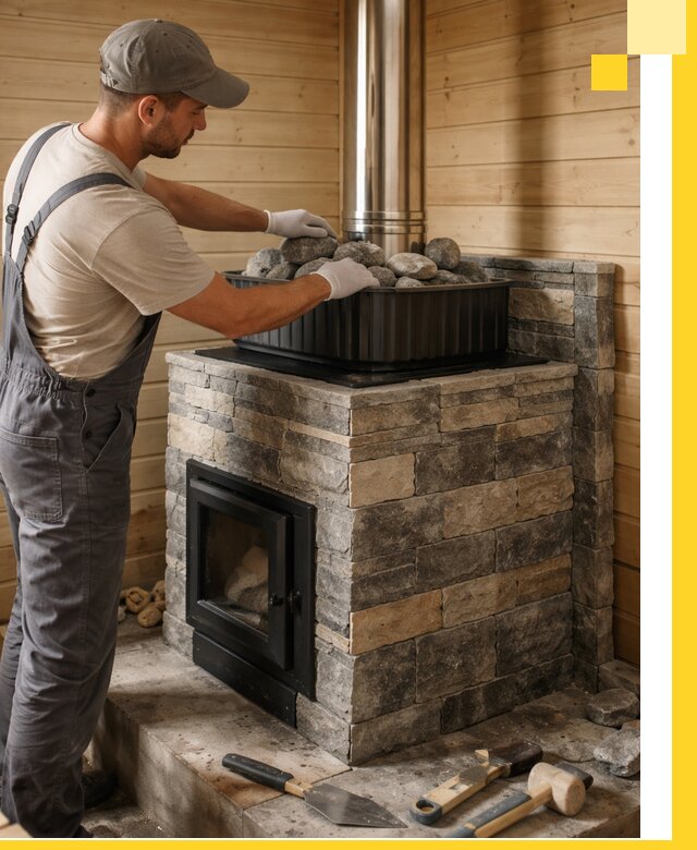 Печи для парной в Черногорске, производство, монтаж и обслуживание