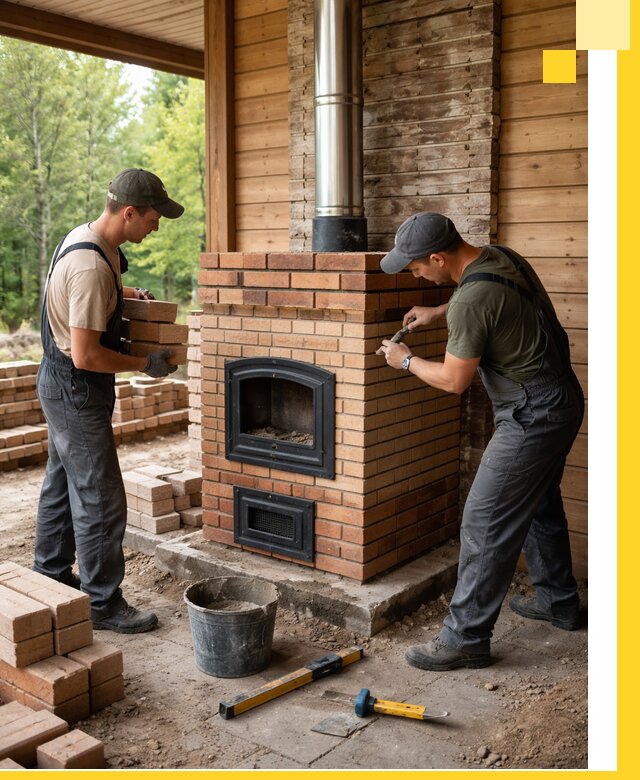 Производство и установка дачных печей под ключ в Черногорске