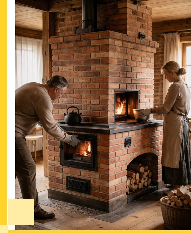 Печи для загородного дома под ключ в Черногорске от 81656 р. | ЭриданЧрн