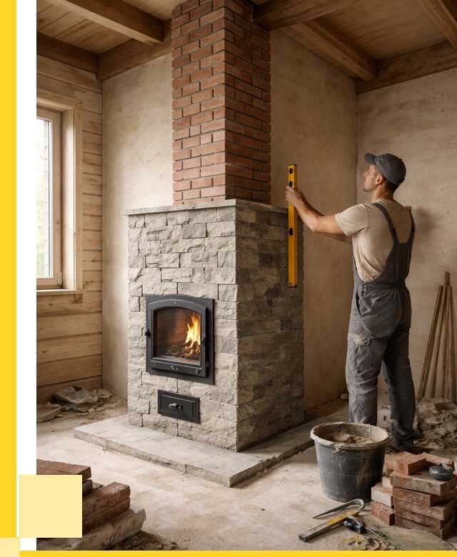 Печи и дымоходы под ключ в Черногорске от 45932 р., ЭриданЧрн