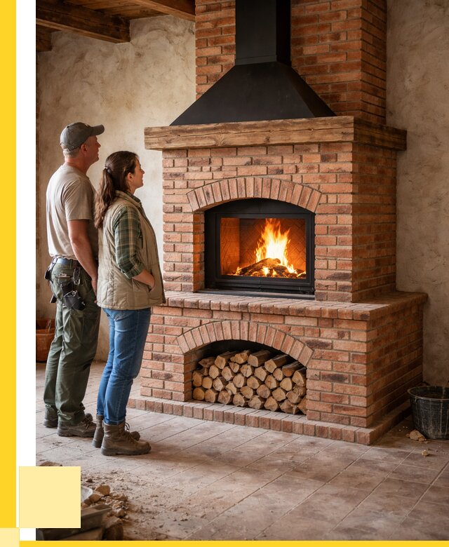 Печи камины из кирпича в Черногорске от 122484 р. | ЭриданЧрн