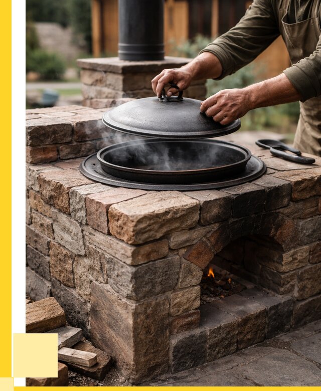 Печи для казана в Черногорске по цене от 18373 р. | ЭриданЧрн