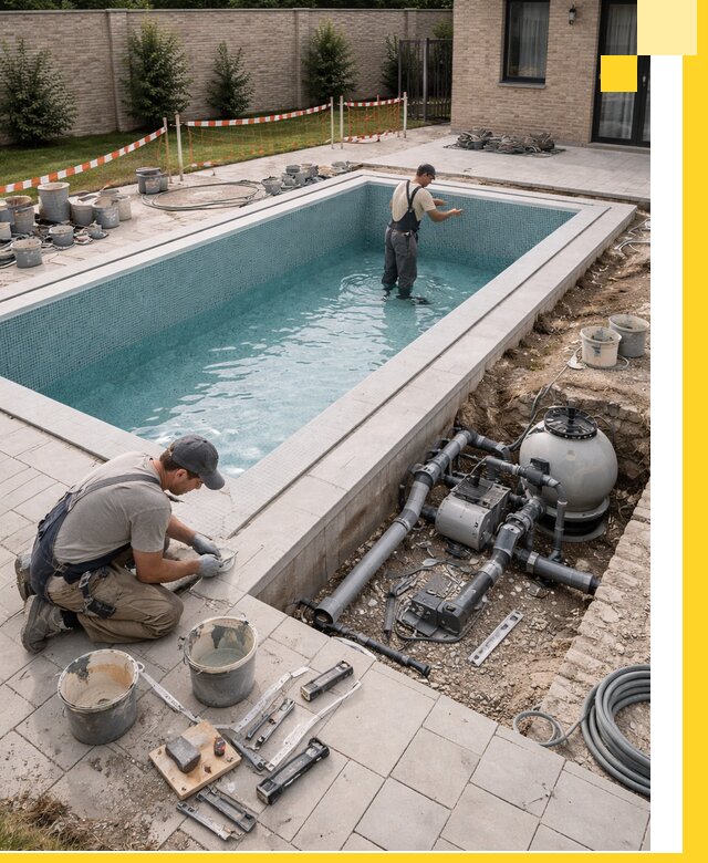 Строительство бассейнов под ключ в Черногорске: проекты и монтаж