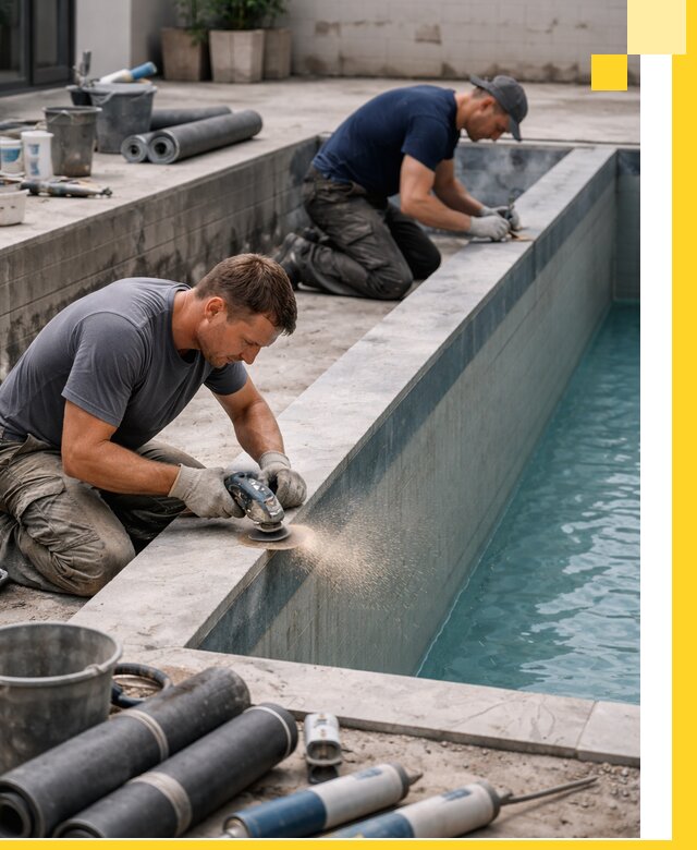 Профессиональный ремонт бассейнов под ключ в Черногорске