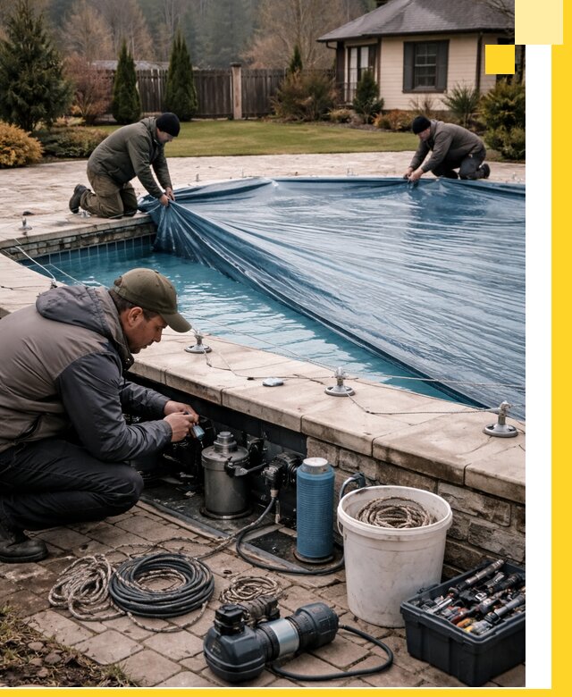 Консервация бассейнов в Черногорске: подготовка к длительному хранению