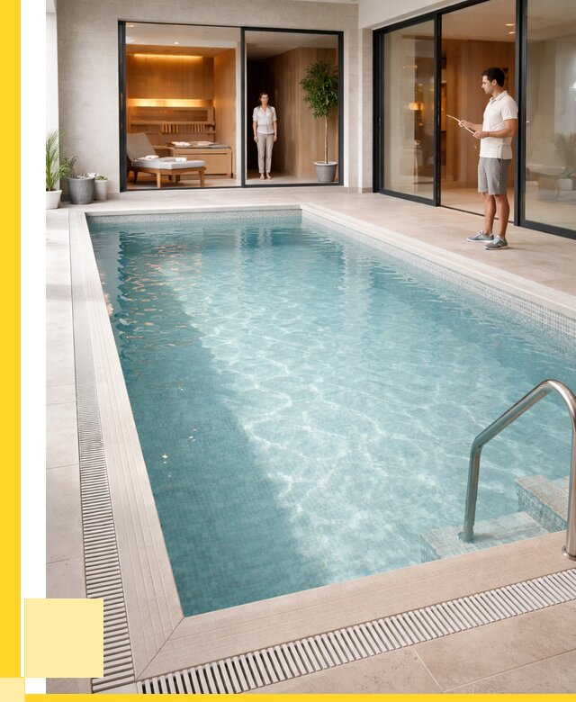 Отделка бассейна пленкой ПВХ в Черногорске от 3572 р. - ЭриданЧрн