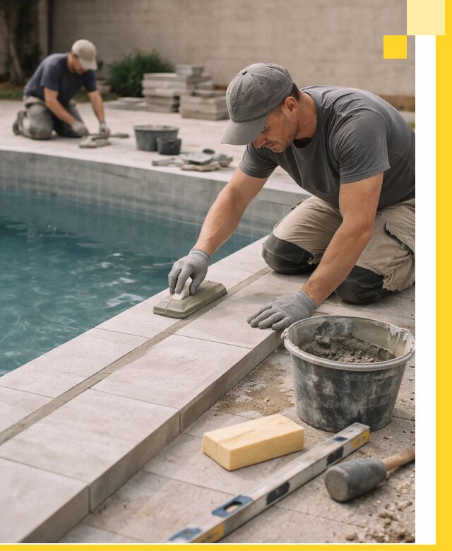 Отделка бассейнов в Черногорске: декоративная отделка и гидроизоляция