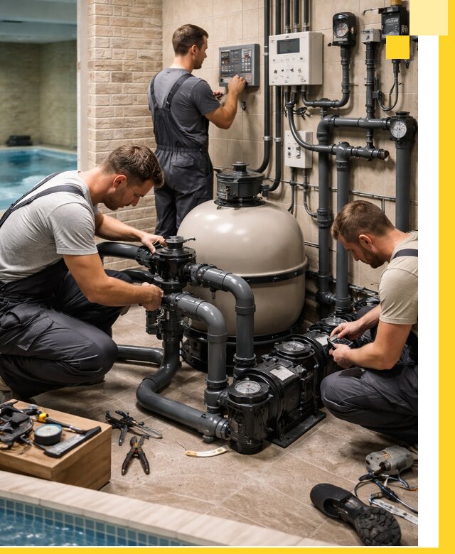 Комплексное оборудование для бассейнов под ключ в Черногорске