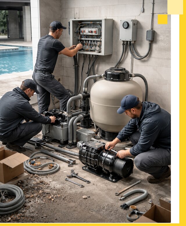 Профессиональный монтаж оборудования для бассейнов в Черногорске