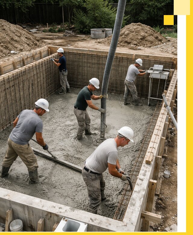 Строительство бетонных бассейнов под ключ в Черногорске