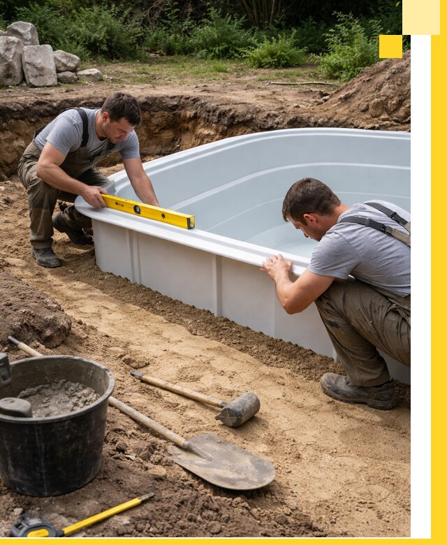 Производство и установка пластиковых бассейнов в Черногорске под ключ
