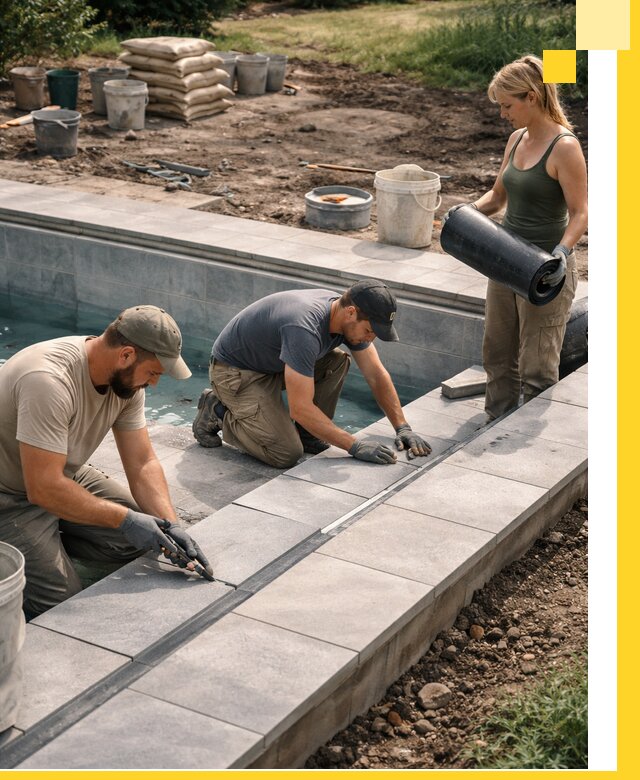 Строительство и монтаж уличных бассейнов под ключ в Черногорске