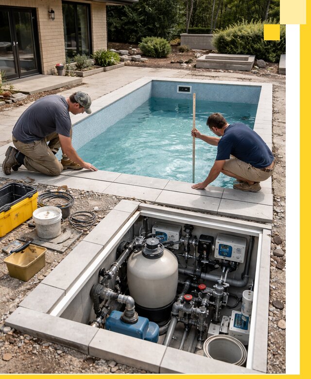 Строительство качественных домашних бассейнов под ключ в Черногорске