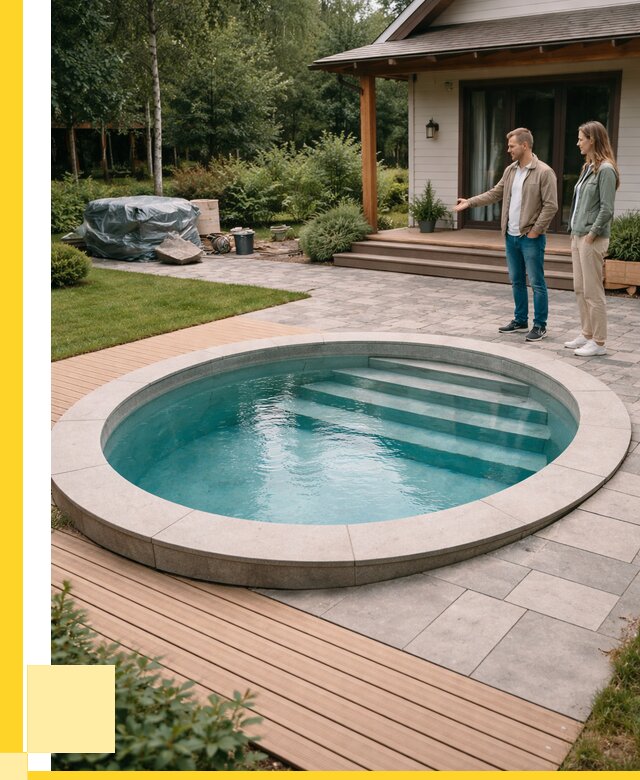 Бассейн на даче под ключ в Черногорске от 204140 р., ЭриданЧрн