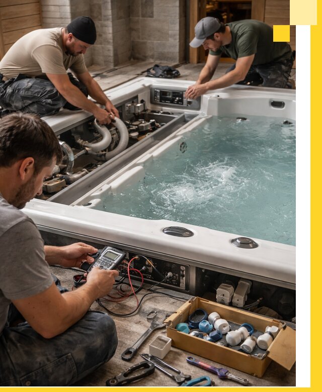 Гидромассажные бассейны под ключ в Черногорске, дизайн и монтаж