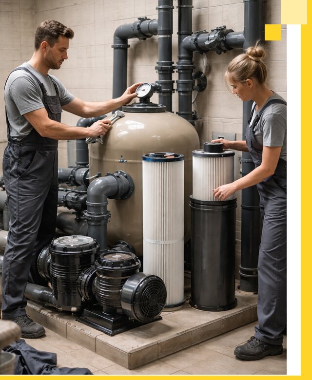 Фильтры и системы фильтрации для бассейнов в Черногорске