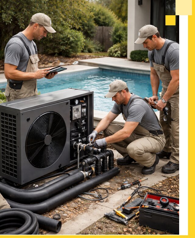 Проектирование и установка тепловых насосов для бассейнов в Черногорске