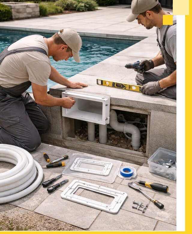 Поставка и установка скиммеров для бассейнов в Черногорске