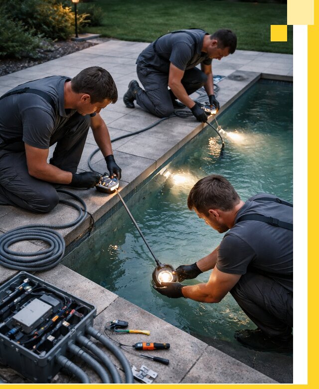 Профессиональное освещение бассейнов в Черногорске: дизайн и монтаж