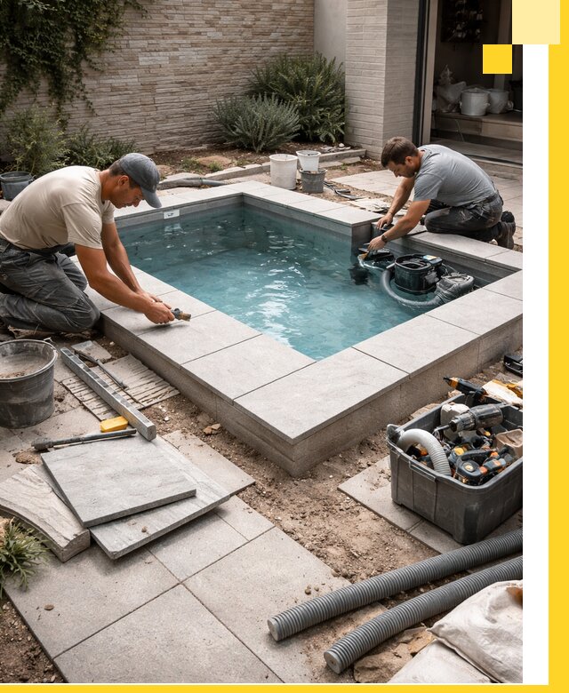 Мини бассейны под ключ в Черногорске, дизайн и установка