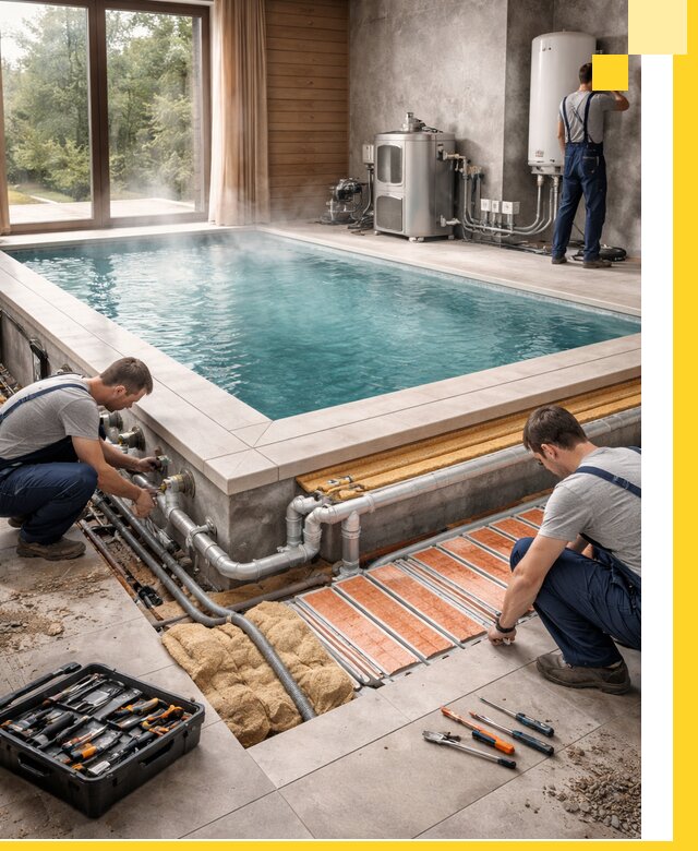 Проектирование и строительство тёплых бассейнов в Черногорске