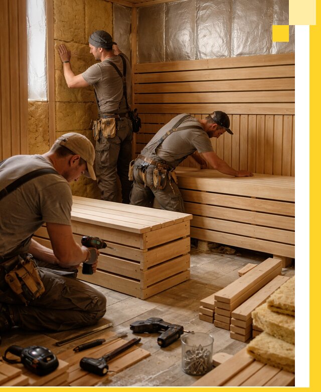 Профессиональное строительство саун под ключ в Черногорске