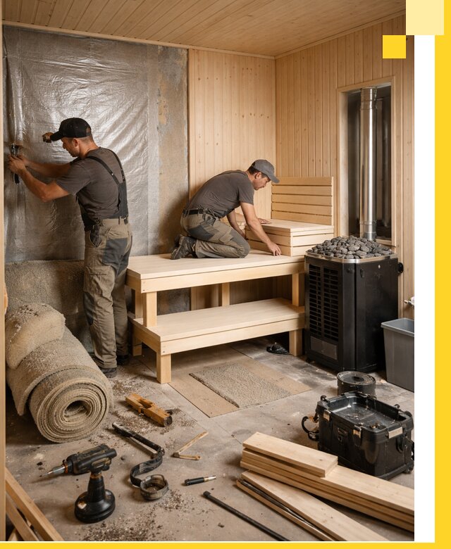 Проекты саун под ключ в Черногорске дизайн и строительство