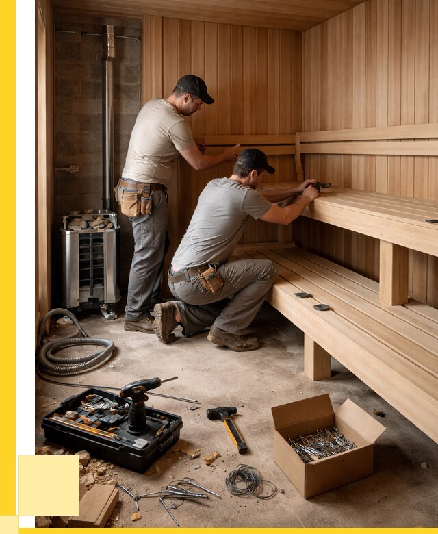 Монтаж саун под ключ в Черногорске от 122484 р. | ЭриданЧрн