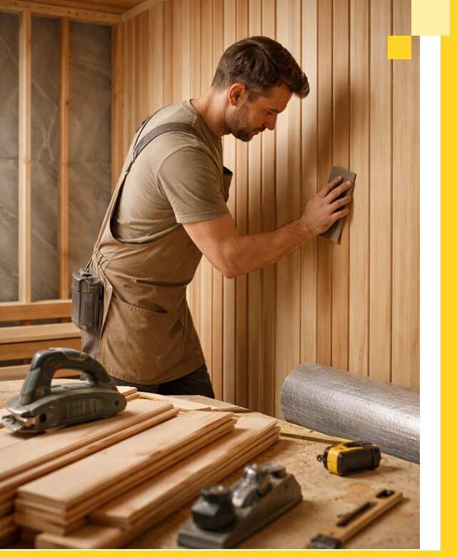 Профессиональная отделка саун и парных под ключ в Черногорске