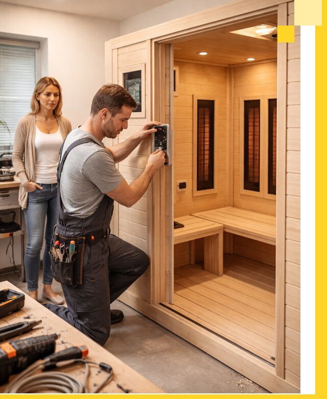 Инфракрасные сауны под ключ в Черногорске продажа и установка