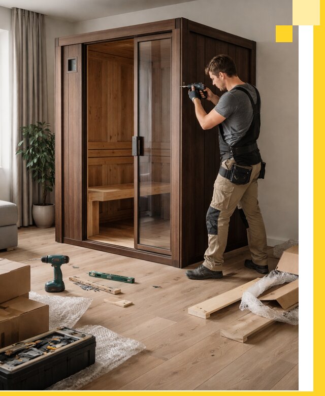 Установка и производство мини саун под ключ в Черногорске