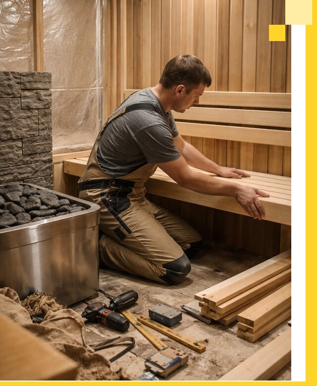 Сауны для дома под ключ с проектированием и монтажом в Черногорске