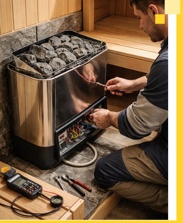 Продажа и установка электрокаменок для саун в Черногорске