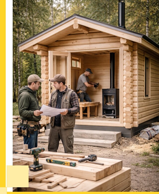 Монтаж бань под ключ в Черногорске — от 204140 р. | ЭриданЧрн