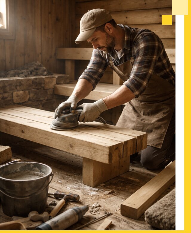 Ремонт бань под ключ в Черногорске с гарантией качества и сроков