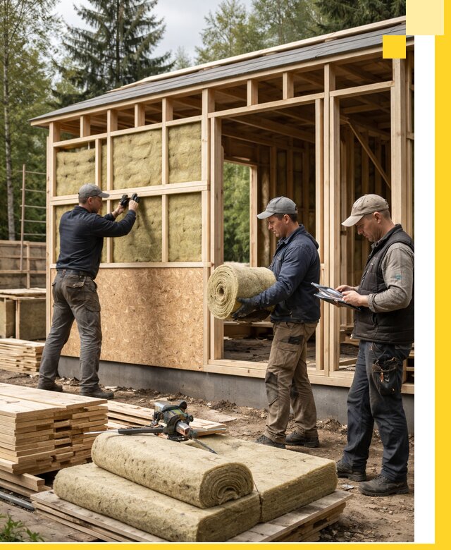 Проектирование и строительство каркасных бань в Черногорске под ключ