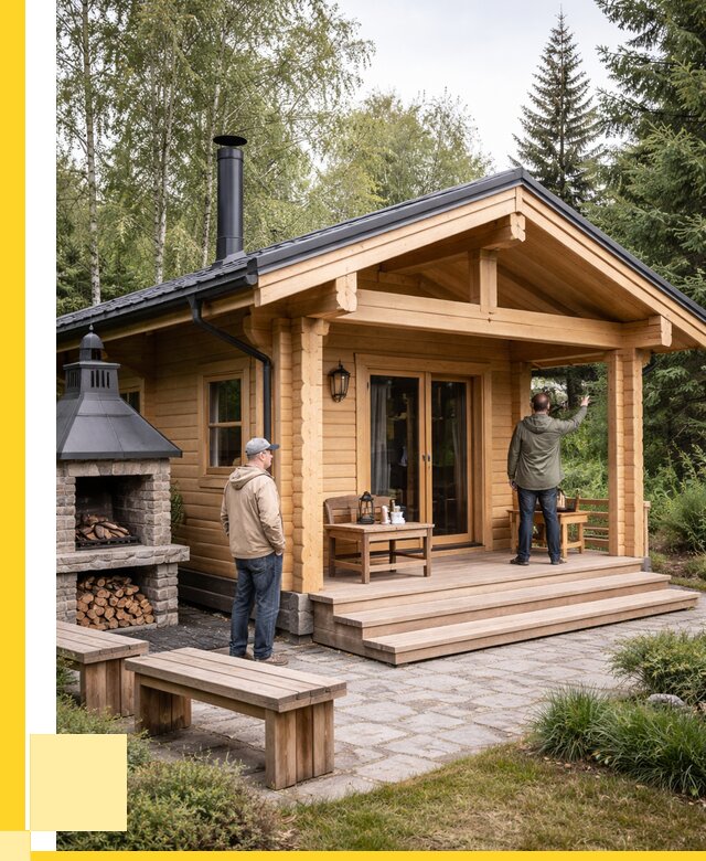 Деревянные бани под ключ в Черногорске от 459315 р. | ЭриданЧрн