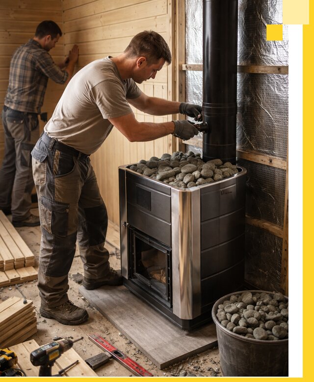 Проектирование и строительство парилок для бани в Черногорске под ключ